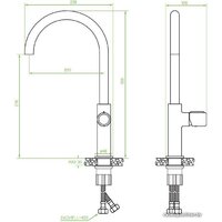 Смеситель Laveo Pretto BAO 768D - Превью изображения №2 — Интернет-магазин ПроЗаказ