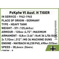 Конструктор Cobi World War II 2710 PzKpfw VI Tiger 131 - Превью изображения №2 — Интернет-магазин ПроЗаказ