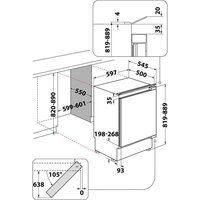 Однокамерный холодильник Whirlpool WBUF011 - Превью изображения №5 — Интернет-магазин ПроЗаказ