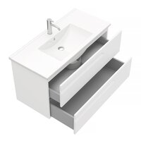  Laparet Тумба под умывальник Atlas 100 (белый матовый) - Превью изображения №3 — Интернет-магазин ПроЗаказ