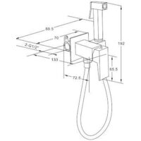 Гигиенический душ Roxen Caspia 50096000-BN - Превью изображения №12 — Интернет-магазин ПроЗаказ