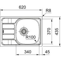 Кухонная мойка Franke Spark SKL 611-62/44 101.0712.228 (нержавеющая сталь) - Превью изображения №4 — Интернет-магазин ПроЗаказ