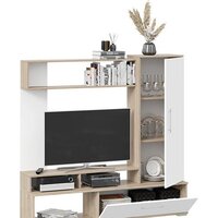 Стенка Трия Сиена (дуб сонома/белый ясень) - Превью изображения №2 — Интернет-магазин ПроЗаказ