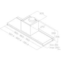 Кухонная вытяжка Elica Lever IX/A/116 PRF0163362 - Превью изображения №3 — Интернет-магазин ПроЗаказ