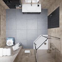 Душевой уголок Triton Дека-Блэк 90x90 (черный, с поддоном) - Превью изображения №5 — Интернет-магазин ПроЗаказ