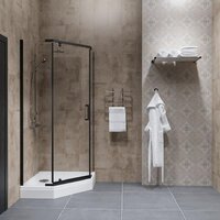 Душевой уголок Triton Дека-Блэк 90x90 (черный, с поддоном) - Превью изображения №3 — Интернет-магазин ПроЗаказ