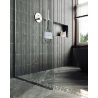 Душевая стенка MaybahGlass 195x79 MGD-695-5у (прозрачное стекло/хром матовый) - Превью изображения №6 — Интернет-магазин ПроЗаказ