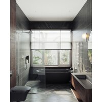 Душевая стенка MaybahGlass 195x79 MGD-695-5у (прозрачное стекло/хром матовый) - Превью изображения №3 — Интернет-магазин ПроЗаказ
