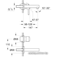 Смеситель Grohe Concetto 19575001 - Превью изображения №2 — Интернет-магазин ПроЗаказ