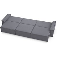 Диван Mio Tesoro Дюссельдорф 293 1.5ек-1.5ек-1.5ек (1173 Savanna Plus Grafit) - Превью изображения №10 — Интернет-магазин ПроЗаказ