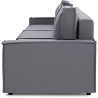 Диван Mio Tesoro Дюссельдорф 293 1.5ек-1.5ек-1.5ек (1173 Savanna Plus Grafit) - Превью изображения №4 — Интернет-магазин ПроЗаказ