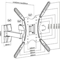 Кронштейн для телевизора Ultramounts UM903 (черный) - Превью изображения №9 — Интернет-магазин ПроЗаказ