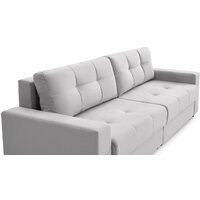 Диван Mio Tesoro Манчестер 292 1.5ек-1.5ек (841 светло-серый) - Превью изображения №3 — Интернет-магазин ПроЗаказ