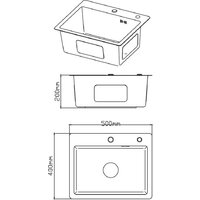 Кухонная мойка Diadonna DS5040В - Превью изображения №3 — Интернет-магазин ПроЗаказ