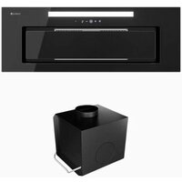 Кухонная вытяжка Globalo Silentio 80.2 Black + Turbina TW 3.1 - Превью изображения №5 — Интернет-магазин ПроЗаказ
