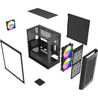 Корпус Powercase Mistral Micro D3B ARGB V2 CMMDB-A3-V2 - Превью изображения №7 — Интернет-магазин ПроЗаказ