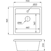Кухонная мойка БелЭворс Rio (бежевый) - Превью изображения №2 — Интернет-магазин ПроЗаказ
