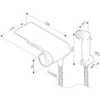 Гигиенический душ AM.PM X-Joy F0H85A800 TouchReel - Превью изображения №10 — Интернет-магазин ПроЗаказ