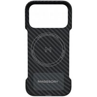 Чехол для телефона Magssory Aramid Zero Case для iPhone 17 Pro Black CFB047 - Превью изображения №2 — Интернет-магазин ПроЗаказ