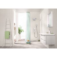 Шланговое подключение Hansgrohe FixFit Square 26455000 (хром) - Превью изображения №5 — Интернет-магазин ПроЗаказ