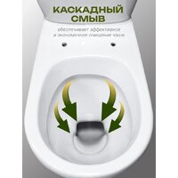 Унитаз напольный Santeri Баланс Комфорт 1P2179S0000BF - Превью изображения №4 — Интернет-магазин ПроЗаказ