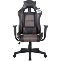 Игровое (геймерское) кресло Brabix GT Racer GM-100 (черный/коричневый) - Превью изображения №3 — Интернет-магазин ПроЗаказ