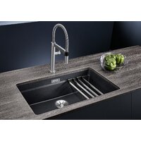 Кухонная мойка Blanco Etagon 700-U Coloured Components 527762 (черный) - Превью изображения №2 — Интернет-магазин ПроЗаказ