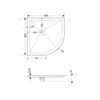 Душевой поддон RGW ST/R-0100G 16153100-02 100x100 - Превью изображения №2 — Интернет-магазин ПроЗаказ