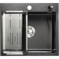 Кухонная мойка Saniteco 5045 PVD (с сифоном, дозатором и коландером) - Превью изображения №2 — Интернет-магазин ПроЗаказ