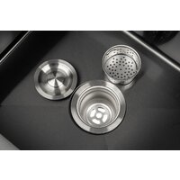 Кухонная мойка Saniteco 5045 PVD (с сифоном, дозатором и коландером) - Превью изображения №8 — Интернет-магазин ПроЗаказ