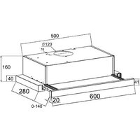 Кухонная вытяжка LEX Hubble G 600 Grey (серый) - Превью изображения №3 — Интернет-магазин ПроЗаказ