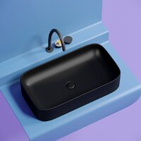Умывальник Ceramica Nova Element CN6054MB (черный матовый) - Превью изображения №6 — Интернет-магазин ПроЗаказ