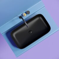 Умывальник Ceramica Nova Element CN6054MB (черный матовый) - Превью изображения №9 — Интернет-магазин ПроЗаказ