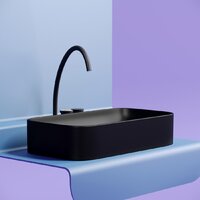 Умывальник Ceramica Nova Element CN6054MB (черный матовый) - Превью изображения №5 — Интернет-магазин ПроЗаказ