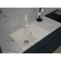 Кухонная мойка GranFest Urban GF-Urban-668L (белый) - Превью изображения №3 — Интернет-магазин ПроЗаказ