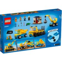 Конструктор LEGO City 60391 Строительные машины и кран с шаром для сноса - Превью изображения №4 — Интернет-магазин ПроЗаказ