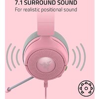 Наушники Razer Kraken Kitty V3 X Pro (розовый) - Превью изображения №6 — Интернет-магазин ПроЗаказ