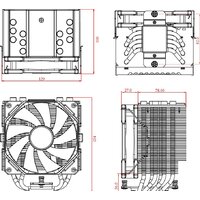Кулер для процессора ID-Cooling SE-226-XT Black - Превью изображения №7 — Интернет-магазин ПроЗаказ