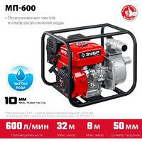 Мотопомпа Зубр Мастер МП-600 - Превью изображения №5 — Интернет-магазин ПроЗаказ