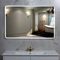  Пекам Зеркало Marta 1 100x80 marta1-100x80sp (с подсветкой, подогревом и сенсором на прикосновение) - Превью изображения №10 — Интернет-магазин ПроЗаказ