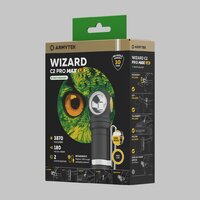 Фонарь Armytek Wizard C2 Pro MAX Magnet USB LR (теплый свет) - Превью изображения №14 — Интернет-магазин ПроЗаказ