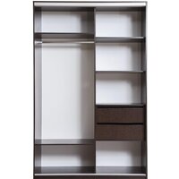 Шкаф-купе Рэйгрупп 120450 VVX Elgon РГ-06.03 (венге/хром) - Превью изображения №2 — Интернет-магазин ПроЗаказ