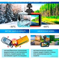 Видеорегистратор-радар детектор-GPS информатор (3в1) TrendVision Hybrid Signature Real 4K - Превью изображения №12 — Интернет-магазин ПроЗаказ