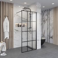 Душевая стенка Niagara NG-685-12 120x195 (черный) - Превью изображения №2 — Интернет-магазин ПроЗаказ