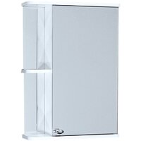 СанитаМебель Шкаф с зеркалом Камелия-09.45 (правый, белый)