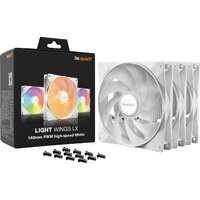 Комплект вентиляторов для корпуса be quiet! Light Wings LX 140mm PWM HS 3-Pack W BL131 - Превью изображения №3 — Интернет-магазин ПроЗаказ