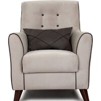 Интерьерное кресло Нижегородмебель Френсис ТК 262 (офелия/амиго велюр, бежевый) - Превью изображения №2 — Интернет-магазин ПроЗаказ