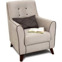 Интерьерное кресло Нижегородмебель Френсис ТК 262 (офелия/амиго велюр, бежевый) - Превью изображения №5 — Интернет-магазин ПроЗаказ