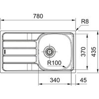 Кухонная мойка Franke Spark SKL 611-78/44 101.0712.226 (нержавеющая сталь) - Превью изображения №4 — Интернет-магазин ПроЗаказ