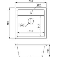 Кухонная мойка БелЭворс Rio (грей) - Превью изображения №2 — Интернет-магазин ПроЗаказ